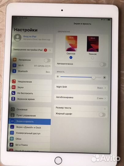 iPad аир2 16Гб Wi-Fi модель А1566