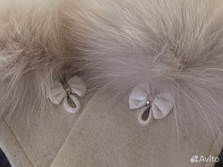 Перчатки трикотажные женские