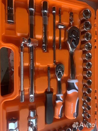 Набор ключей и головок 78 предметов