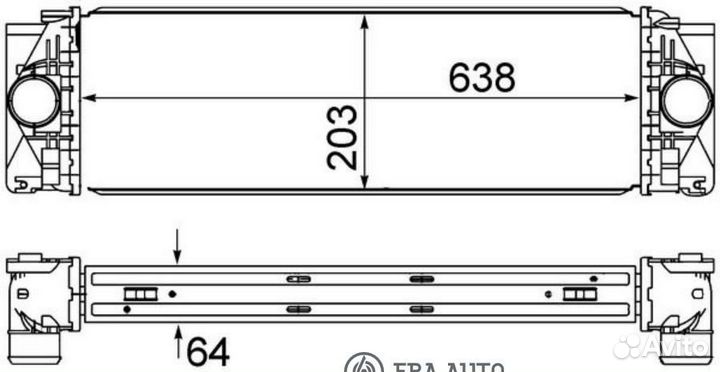 Mahle CI369000S Интеркулер