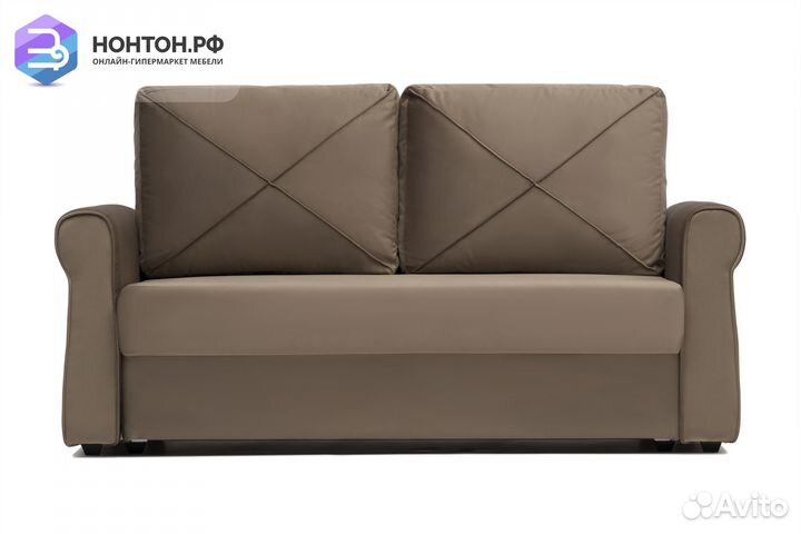 Диван еврокнижка Лира коричневый