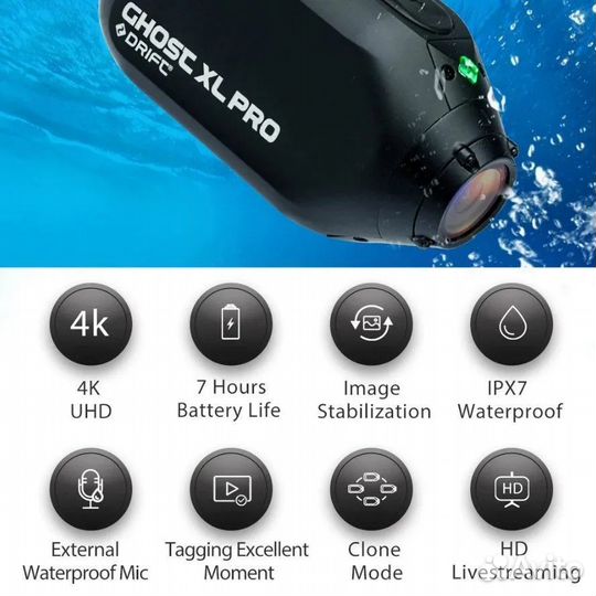 Экшн-камера Drift Ghost XL Pro