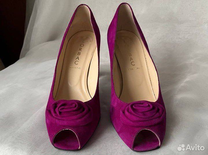 Туфли lorbac натуральная замша 37 размер