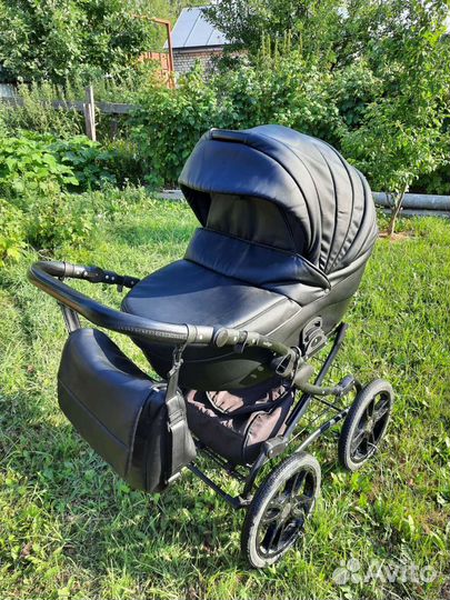 Коляска 2 в 1 эко кожа