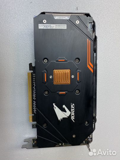 Видеокарта gigabyte aorus rx580 8gb