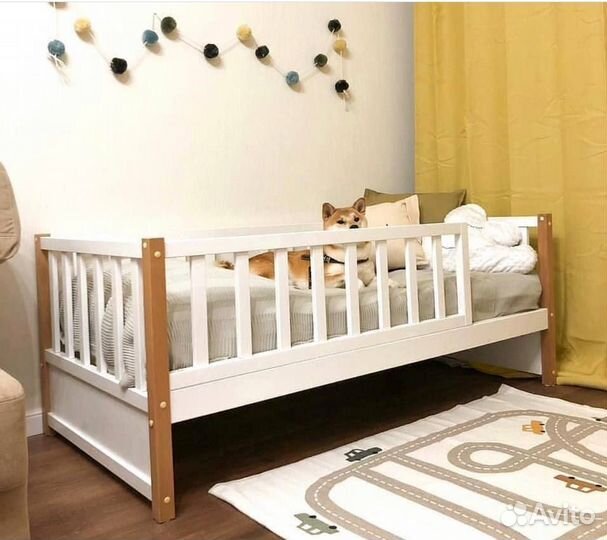 Детская кровать Basic бук