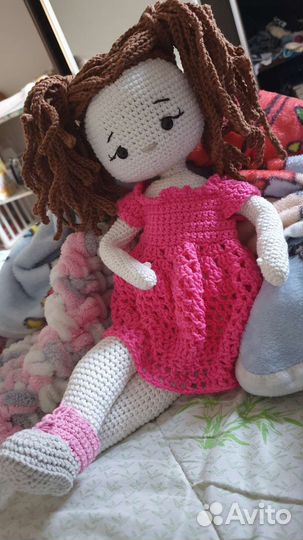 Кукла амигуруми вязаная