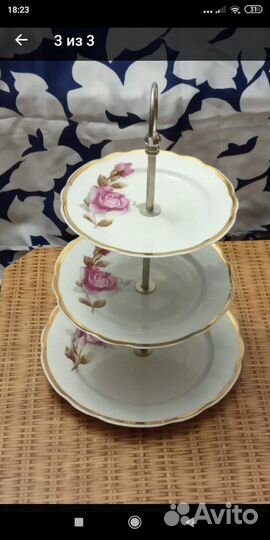 Ваза трехъярусная