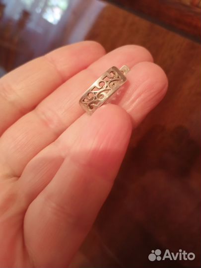 Серебряные серьги СССР
