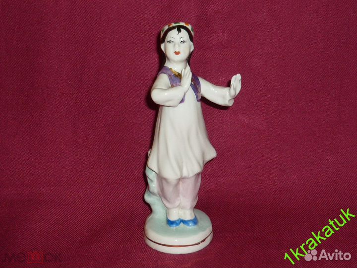 Девочка юная узбечка дулево 1957г Малышева