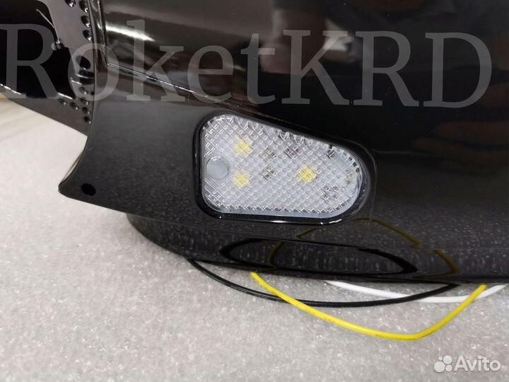 Корпуса зеркал Toyota land cruiser Prado 120 Черн