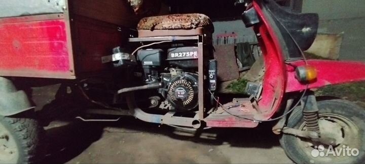 Мотороллер Муравей с двигателем от мотоблока