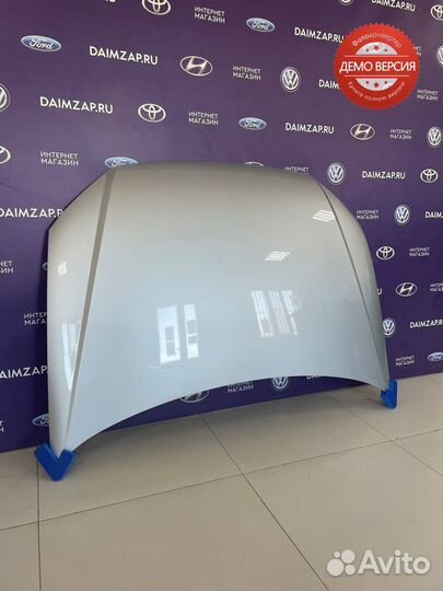Капот Volkswagen Polo (2015) серебристый (A7W)