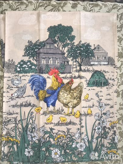 Кухонные полотенца рогожка