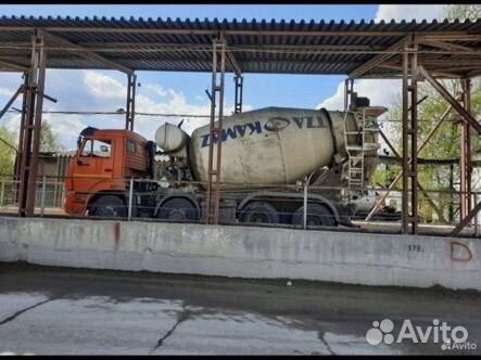 Доставка бетона миксером