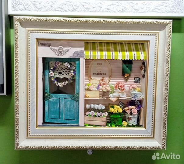 Миниатюра, диорама, 3Д картина, кукольный дом