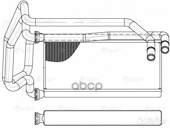 Радиатор отоп. для а/м Lexus RX 300 (97) (LRh