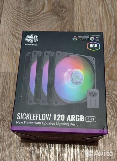 Новый Cooler Master sickleflow 120 argb