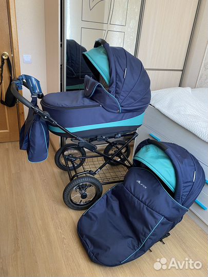 Коляска 2 в 1 Riko Basic Alfa классика