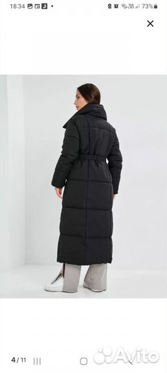Пуховик зимний длинный женский новый