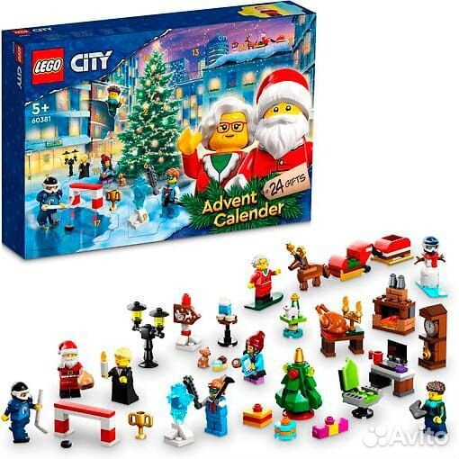 Адвент календарь lego City 2023 60381