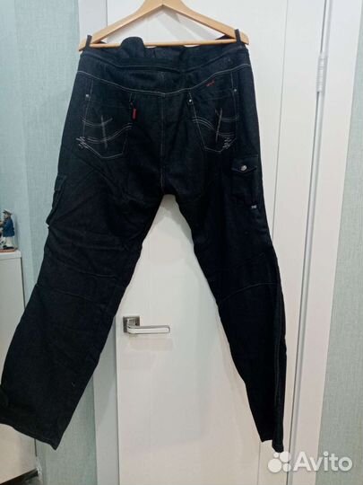 Байкерские кожаные штаны