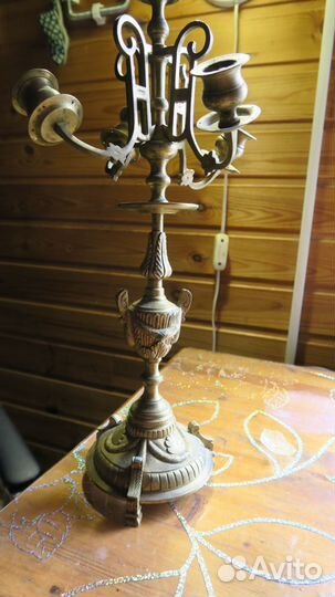Подсвечник бронза