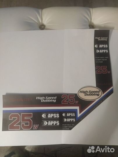 Наклейки sharp QT 88,89,90, sharp GF 888,818,718