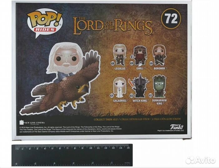 Фигурка Funko POP Rides: lotr: Гендальф на спине Г