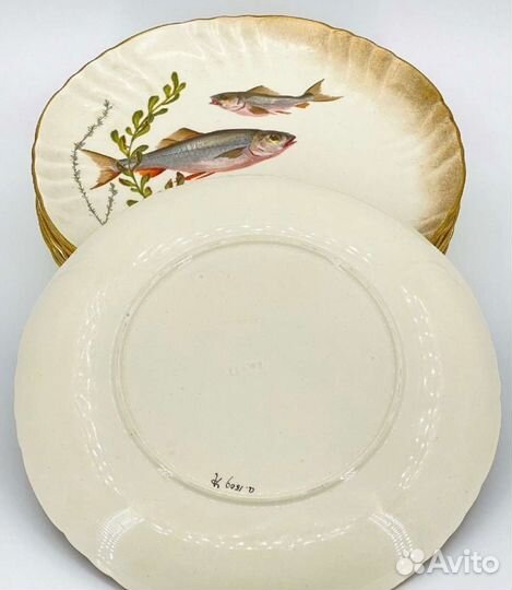 Редкий антикварный набор Doulton.Англия.19 век