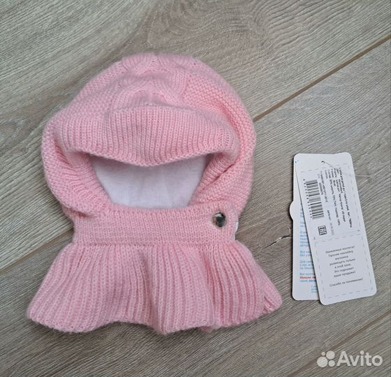 Шапка на кнопке деми 38-40р