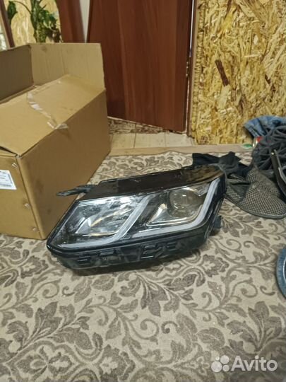 Левая фара geely кулрей