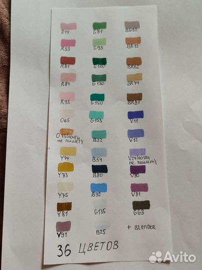 Sketch Marker маркеры для скетчинга (проф.) 36 шт