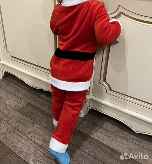 Новый новогодний костюм Санта клауса, размер 86-92