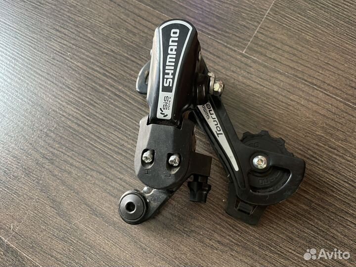 Задний переключатель shimano и монетка MicroShift