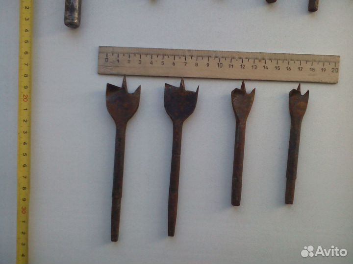 Сверла перьевые СССР, Набор 11 шт