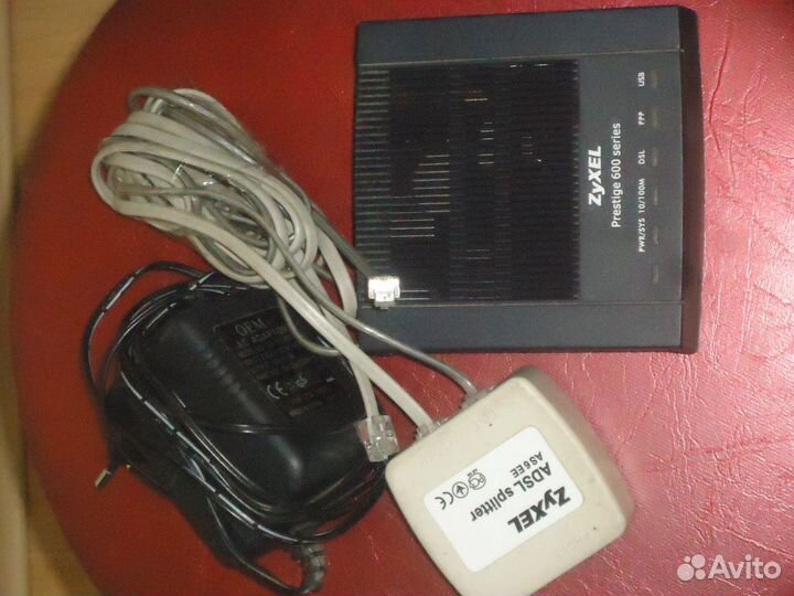 Adsl модем Zyxel600 series