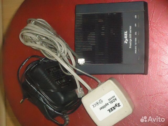 Adsl модем Zyxel600 series