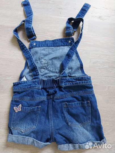Джинсовые шорты для девочки 128