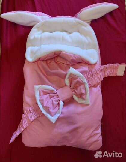 Конверт на выписку зимний/демисезонный для девочки