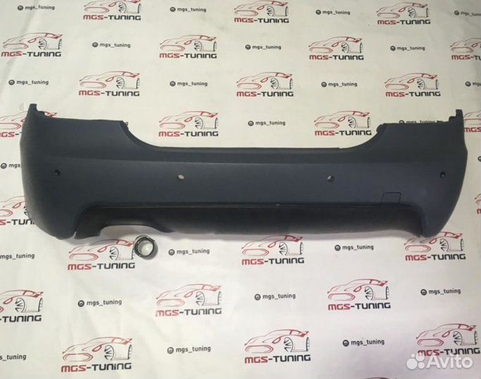 Бампер BMW 5 series Е60 стиль M-Tech+ Akrapovic