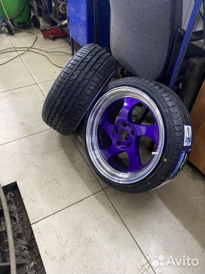 Диски rotiform jnc purple, custom r 17 5x112