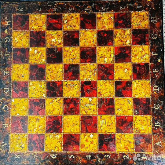 Шахматы из янтаря Гарри Поттер,янтарные шахматы