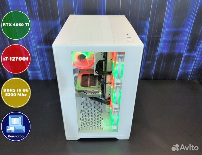 Мощный игровой пк i7-RTX4060Ti-16DDR5-EIN39518-B760