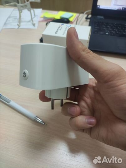 Умная двойная розетка wifi tuya Алиса