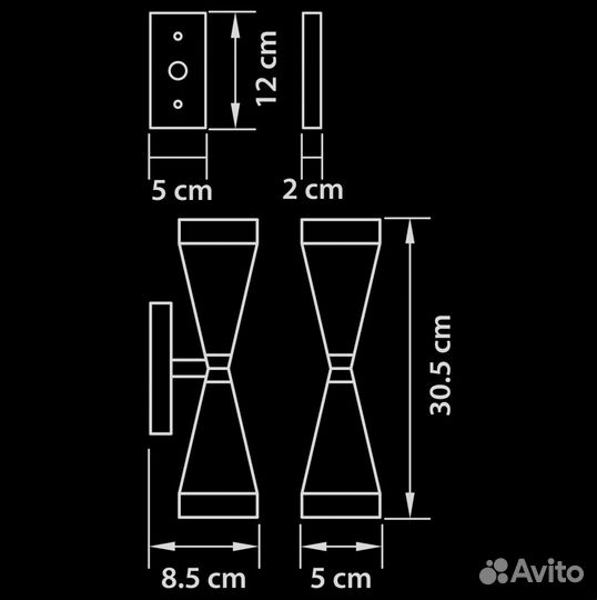 Lightstar 807627 Punto бра