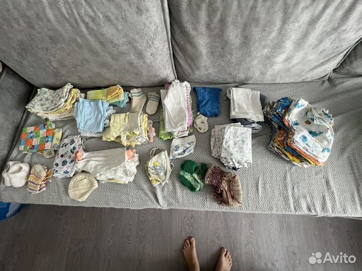 Детские вещи пакетом от 0 до года