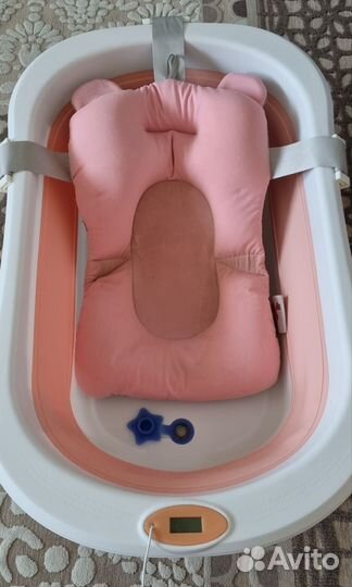 Ванночка для купания складная с термометром