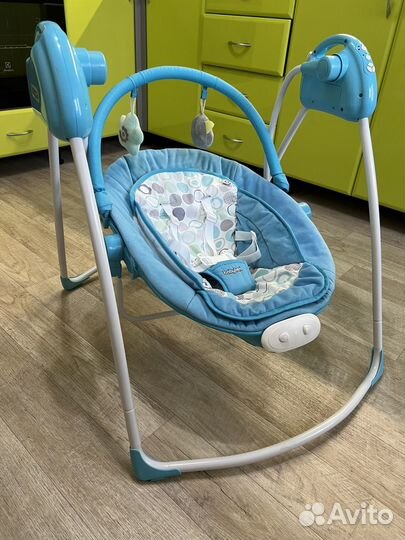Детские качели-шезлонг 2 в 1 Babyton