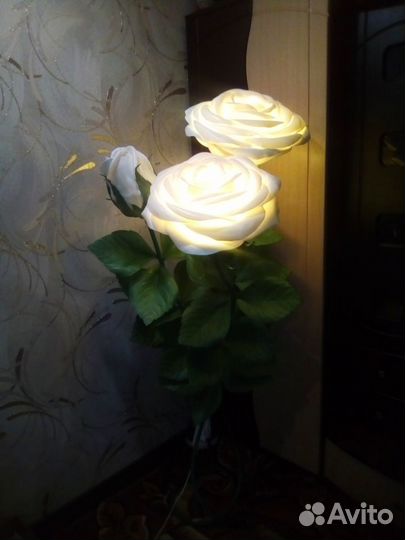 Торшер,Розы